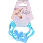 Резинки для волос детские 2шт «МЯТНЫЙ БУМ», микс 5 цветов, d-5.5см (Кокетка)