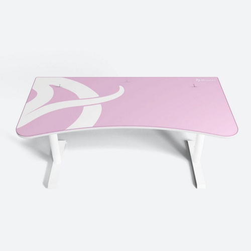 Стол для компьютера Arozzi Arena Gaming Desk - White-Pink (ARENA-WHITE-PINK)