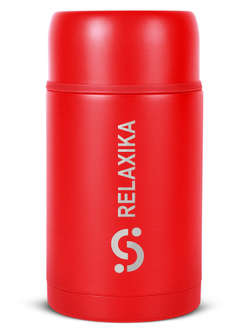 Термос для еды Relaxika 301 (1 литр), красный