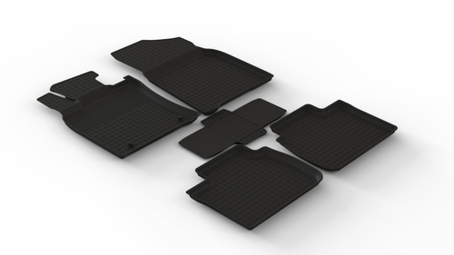 Резиновые коврики с высоким бортом для Toyota Camry IX (XV80) 2023-н.в. Seintex.317907