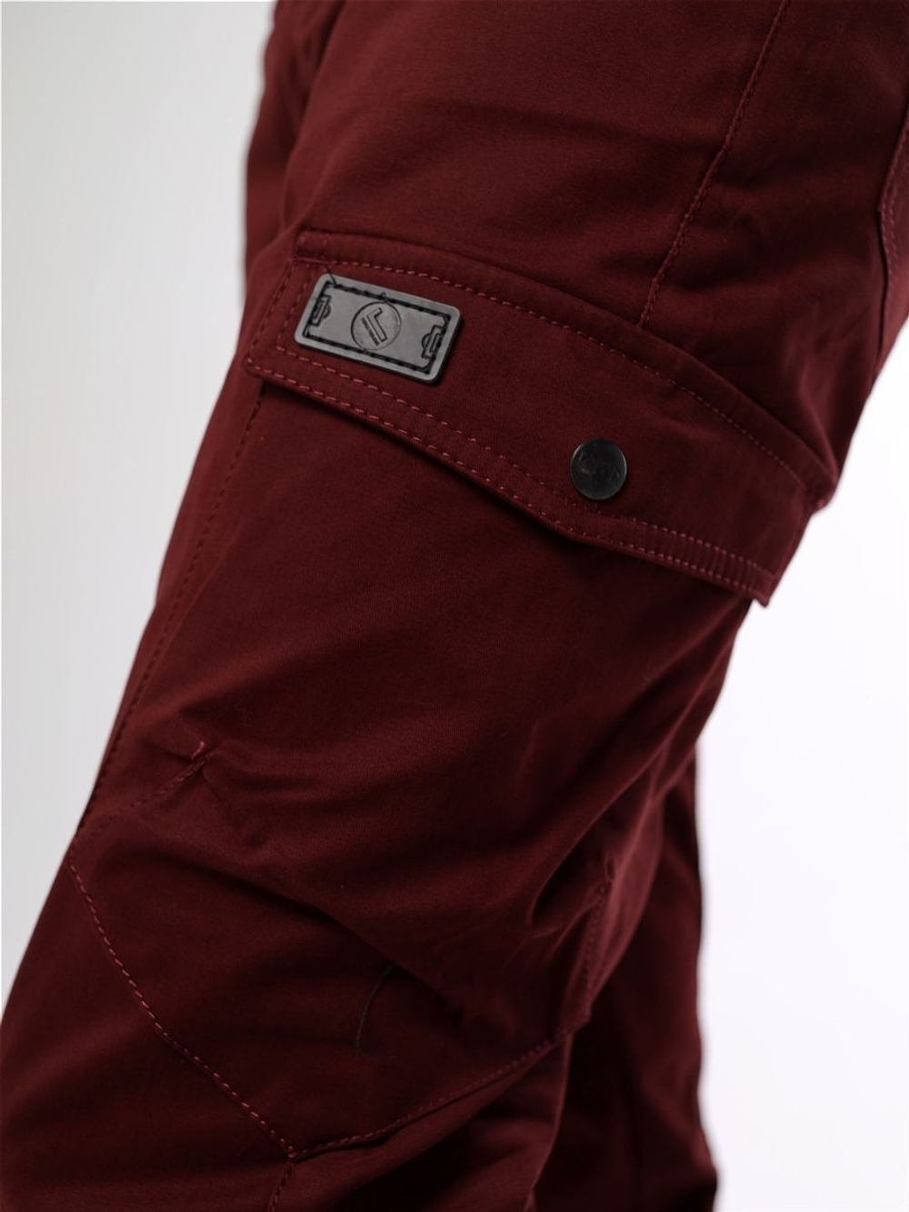Брюки карго мужские бордовые Город Горький
