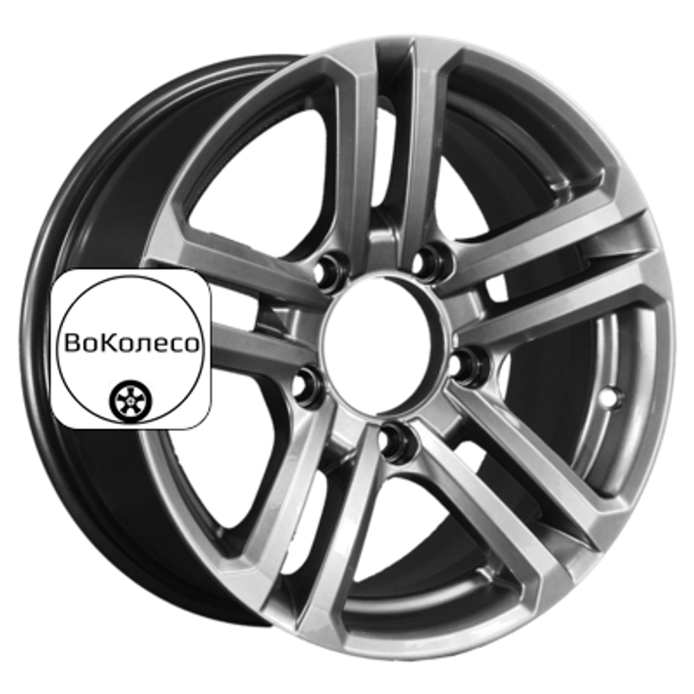 7x16/5x139,7 ET5 D98 Палладика (КС591М) Дарк платинум K&K