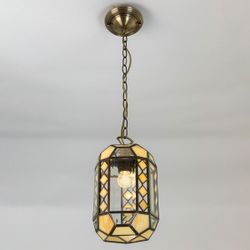 Citilux Фасет CL441111 Подвесной светильник витражный Бронза