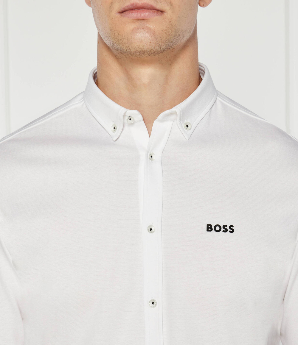 Рубашка MOTION BOSS GREEN - белый(50523317)