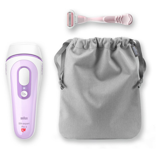 Фотоэпилятор Braun PL3012 Silk-expert IPL Pro 3 белый/сиреневый