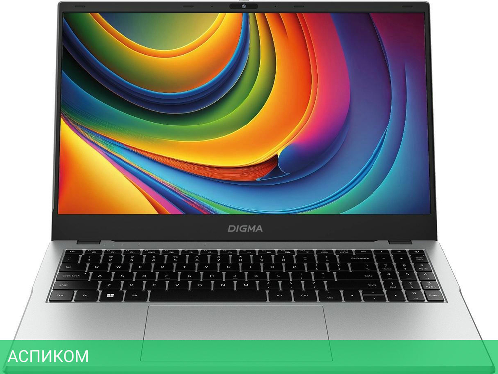 Ноутбук Digma EVE C5802 N100 Silver (DN15N1-8CXW01)