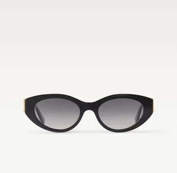 Солнцезащитные очки Louis Vuitton Twist Cat Eye, чёрный
