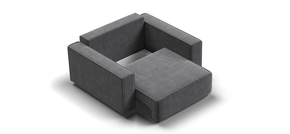 Кресло BOSS SOFT MODOOL велюр Monolit серый