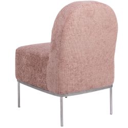 Кресло Monstera Deliciosa (Монстера) Фламинго Античное серебро