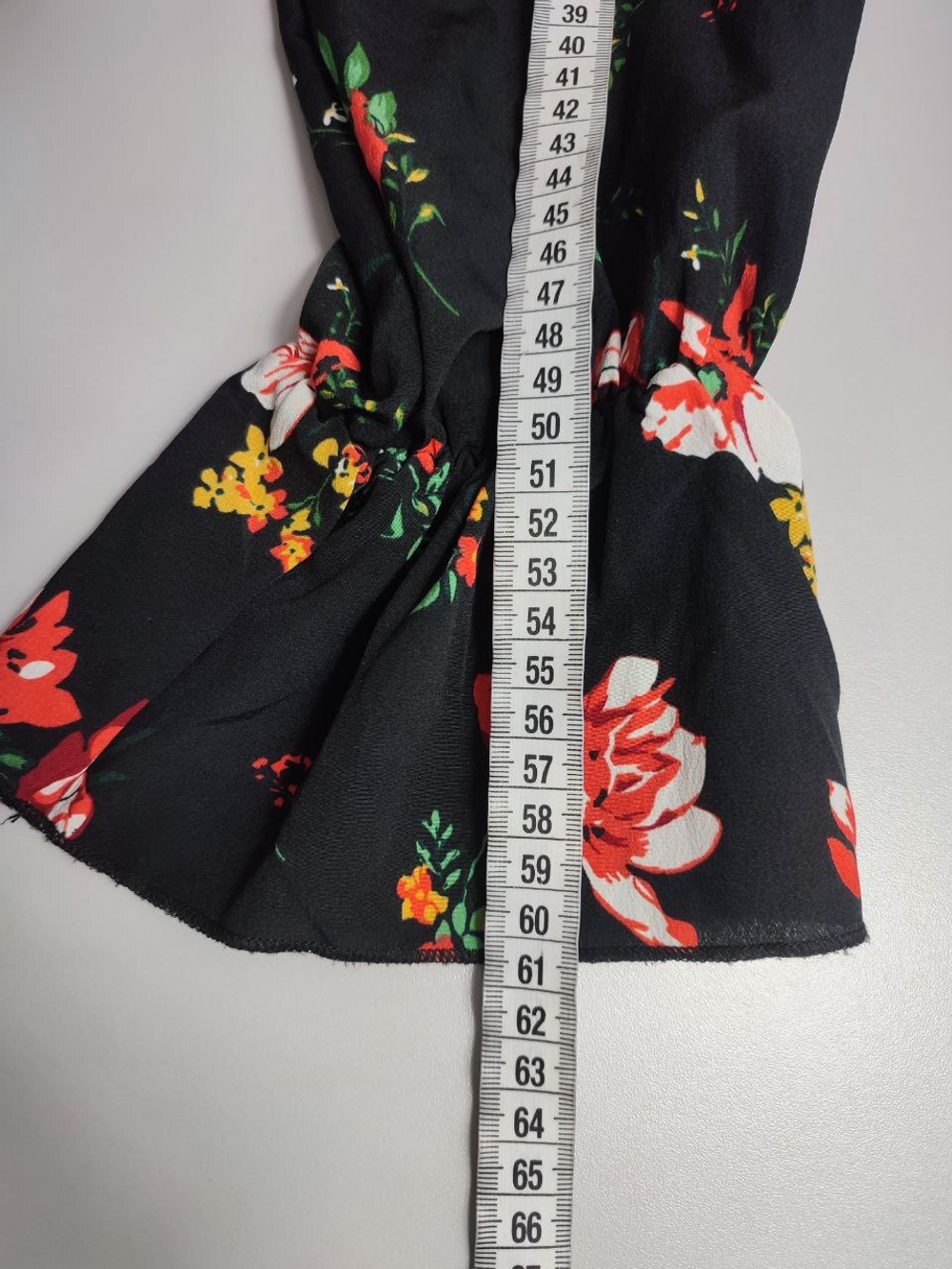 Блузка с цветами 54 размер