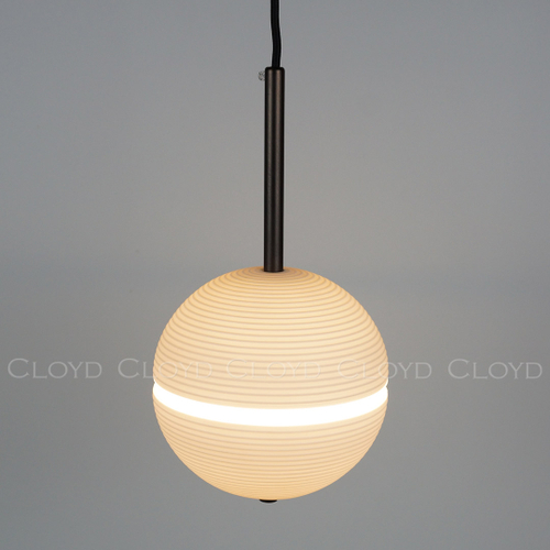 Подвесной светильник Cloyd COSMORA P1 / выс. 32 см - керамика - черный (арт.12503)