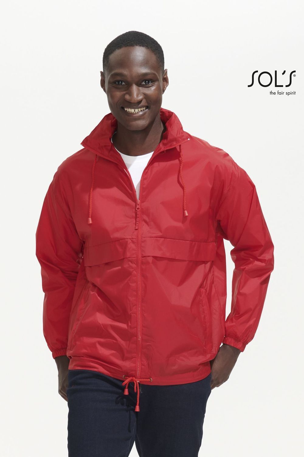 Ветровка SURF Красный  M