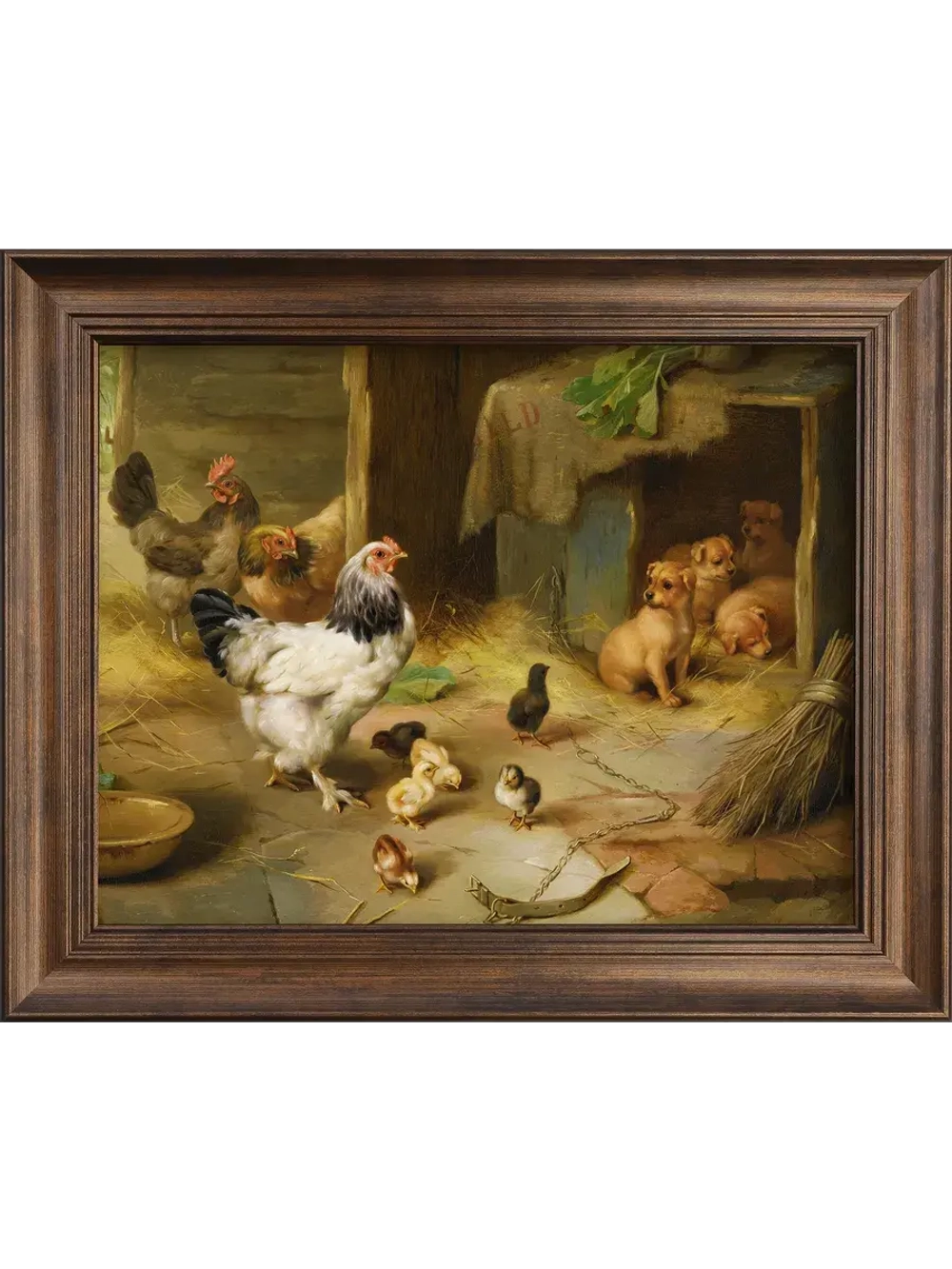 Картина интерьерная на холсте в раме 25*31 см