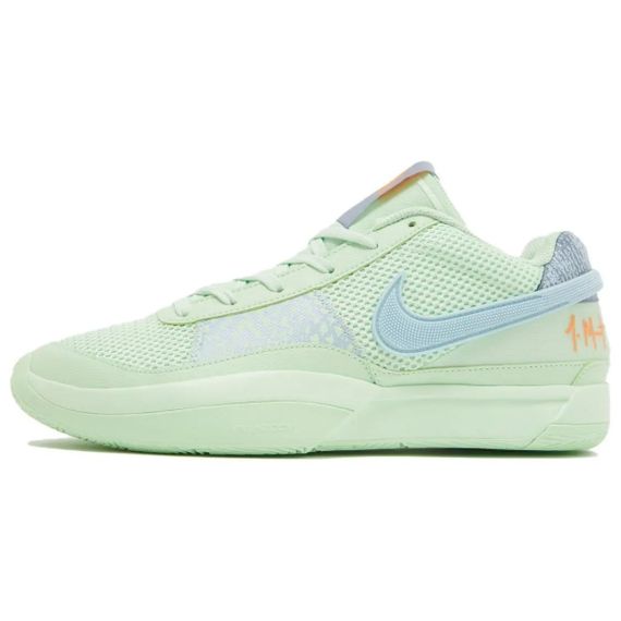 NIKE Ja 1 Баскетбольные кроссовки Низкие Зеленые и оранжевые Мужские