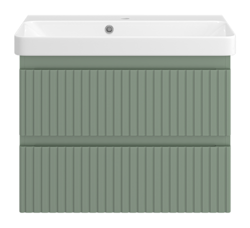 Тумба под раковину Brevita Victory 70 подвесная (зеленая)