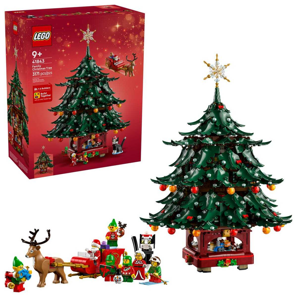 Конструктор LEGO Icons 41843 Family Christmas Tree Decoration