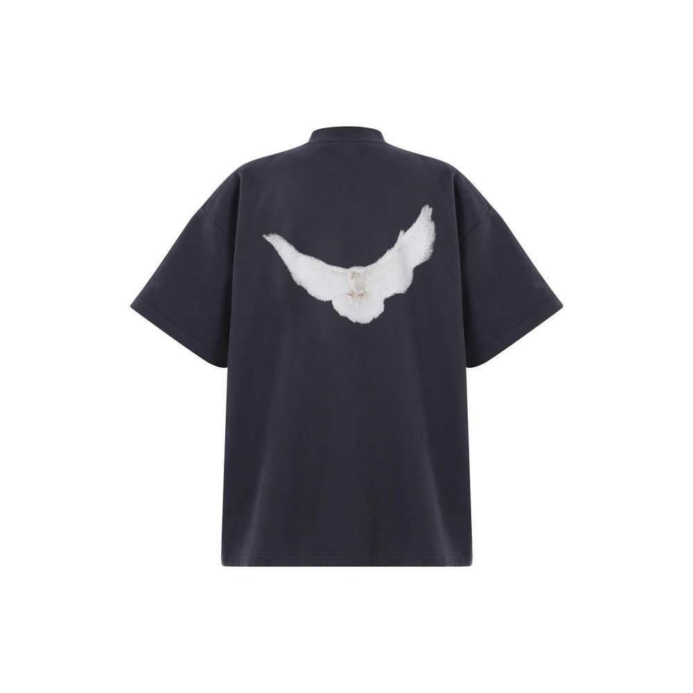 YEEZY x GAP x Balenciaga Dove Padded Heavy Fleece Tee, черный