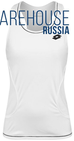 Женский топ теннисный Lotto Shela IV Tank Women - белый