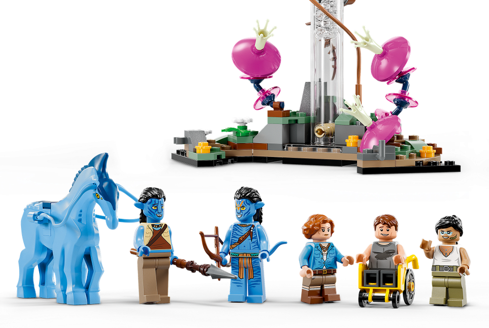 LEGO Avatar 75573 «Парящие горы: Зона 26 и RDA» — база и вездеход, мир Пандоры