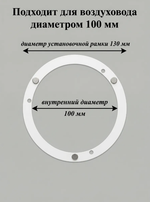 Вентиляционная Решетка КП ЛЕЙС 100х100 Белый