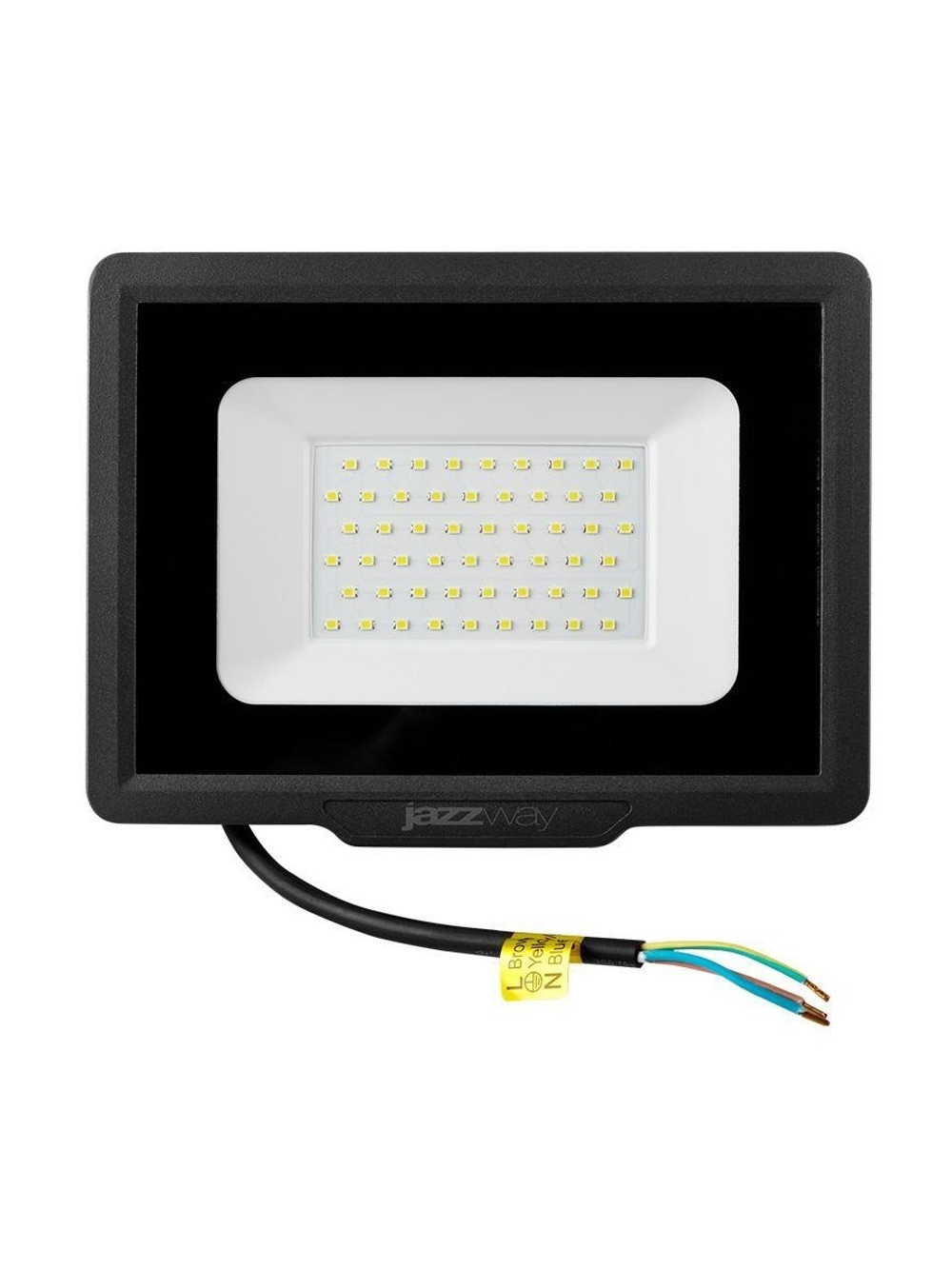 Прожектор светодиодный PFL-C3 50Вт 6500К ДО/СДО IP65 закален. прозр. стекло JazzWay 5023581A
