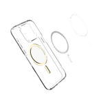 Прозрачный чехол MagSafe Spigen Ultra Hybrid (Mag Fit) для iPhone 15 Pro Тонкий гибридный поликарбонатный чехол с повышенным уровнем защиты при падении