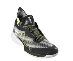 Теннисные кроссовки Wilson Kaos Rapide SFT Clay - white/black/safety yellow - White Black Multikolor Yellow