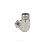 Угольник сталь нерж AISI 316L 90гр Дн 22х1/2" Ру16 пресс/НР Inoxpres RM 197102022