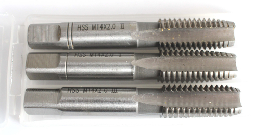 Метчик компл. DIN-352/3 М14 HSS HT-140