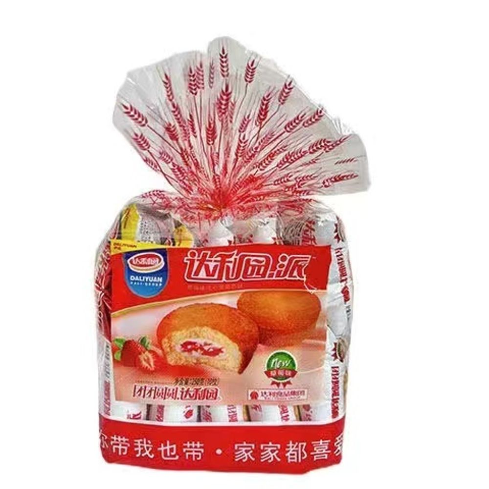 Кексы с клубничной начинкой Daliyuan 230г
