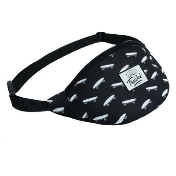 Поясная сумка Travel. Скейт. Черный