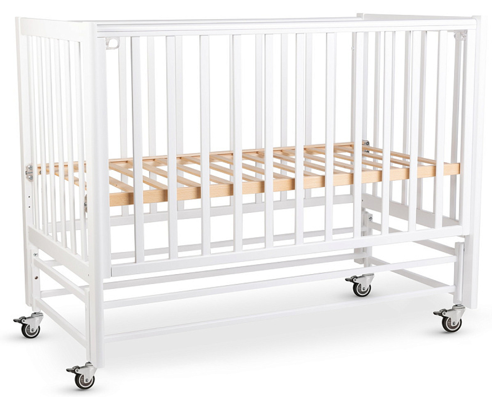 Детская кровать Woodix Classic Go маятник продольный WCG341 Белый