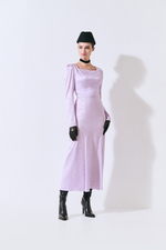 Платье из шелка с ручной авторской вышивкой