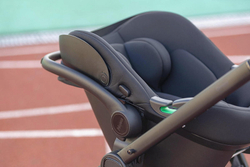 Коляска Carrello Vector 2025 CRL-6551 Nova Black Line с базой Isofix 3 в 1 Ultimate Grey