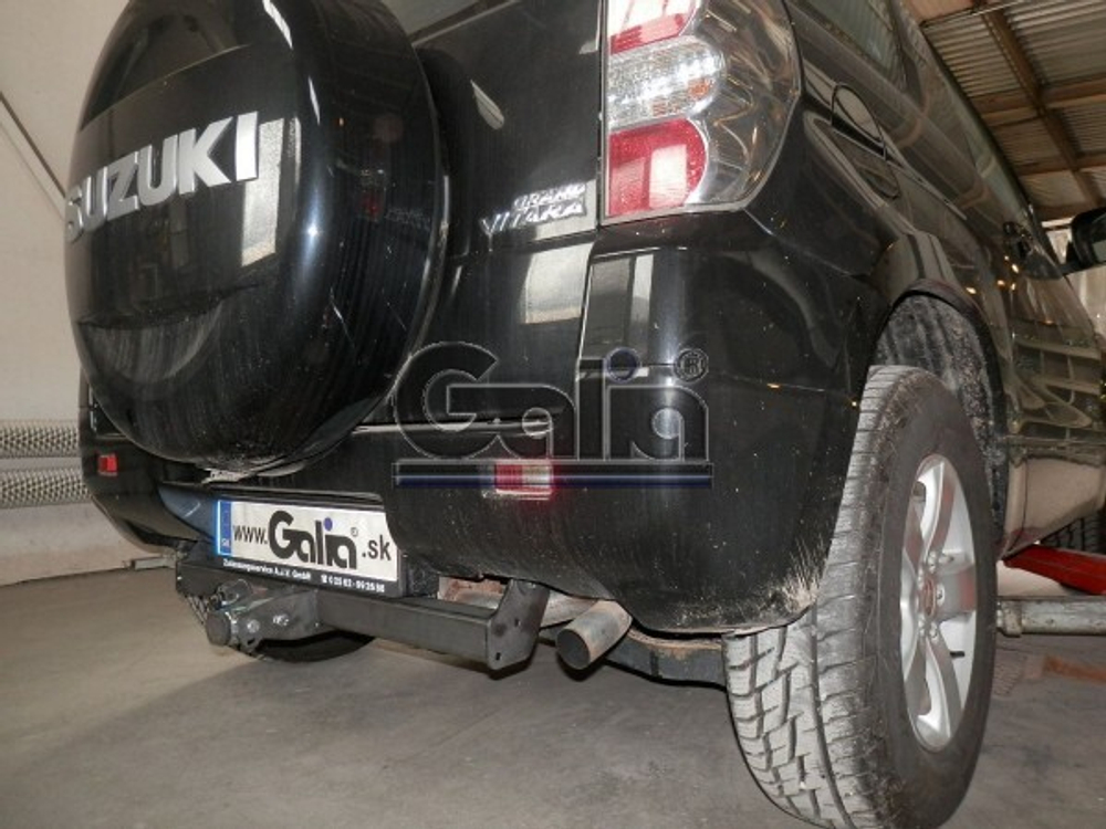 Фаркоп оцинкованный Galia S114A для Suzuki Grand Vitara 3 дверная 2005-2016(паспорт и сертификат в комплекте)(без электрики)