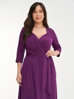 Платье с пайетками нарядное больших размеров