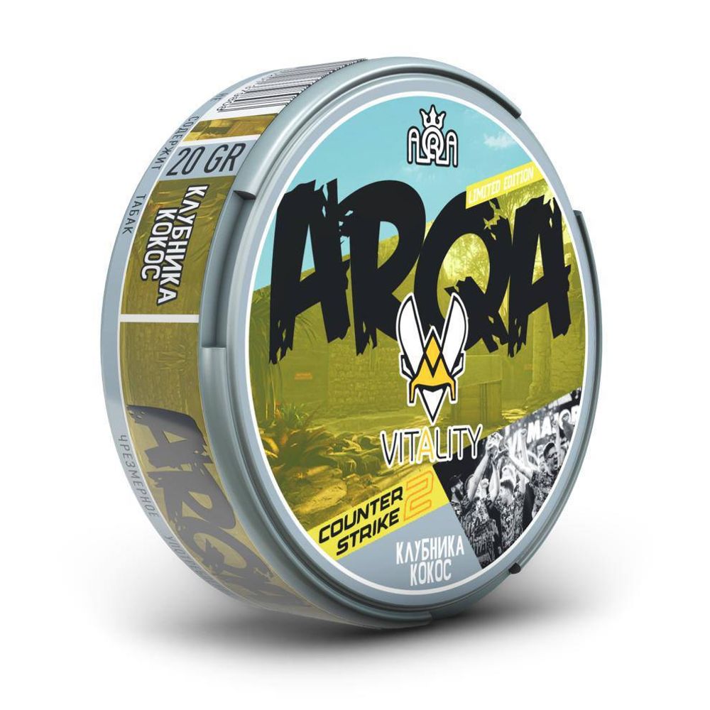 ARQA CS:GO 120 MG - VITALITY - Клубника Кокос