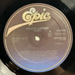 Винтажная виниловая пластинка LP Heart Private Audition (Нидерланды 1982)