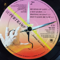 Винтажная виниловая пластинка LP Supertramp Famous Last Words (Holland 1982) Know Who You Are