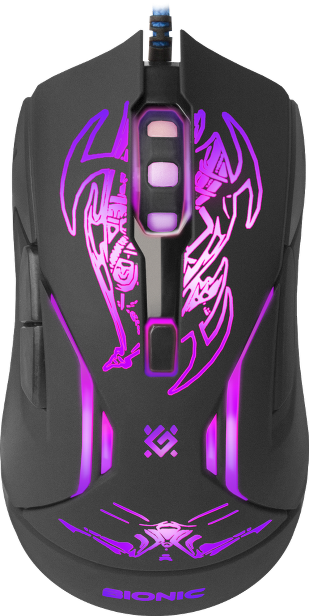 Мышь игровая проводная Defender Bionic GM-250L (черная)
