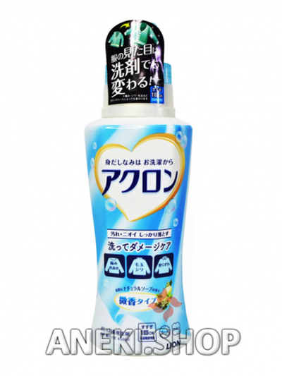 Средство для стирки деликатных тканей с ароматом свежести 450 мл Lion Akron