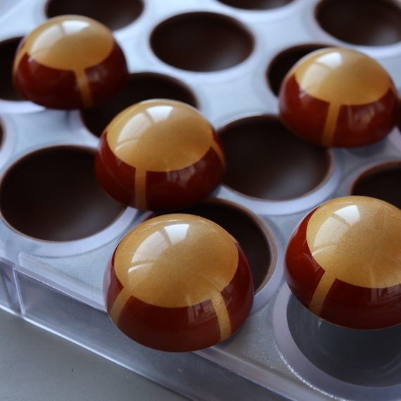 538 | Форма &quot;Средняя полусфера&quot; 37мм. (275*175 мм)