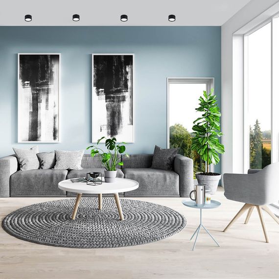 Потолочный светодиодный светильник Escada 20005LED 20005SMU/04LED SBK