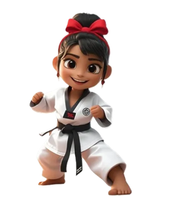 Брелок TKD акриловый Девушка с бантом