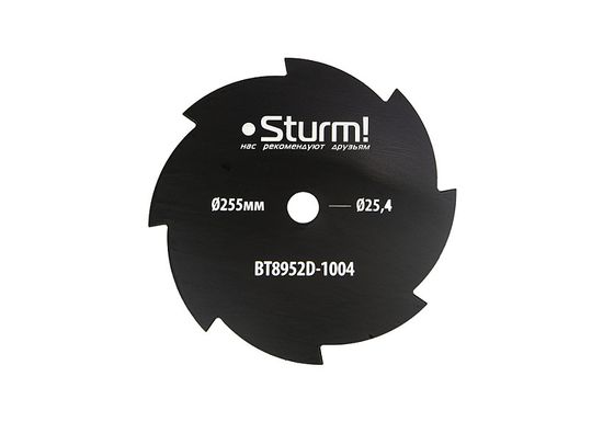 Нож для триммера стальной Sturm 230х25,4х8 мм 8 зубьев