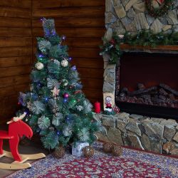 ULD-S1000-100-DGA MULTI IP20 Гирлянда светодиодная. 10м. 100 светодиодов. Разноцветный свет. Провод зеленый. ТМ Uniel