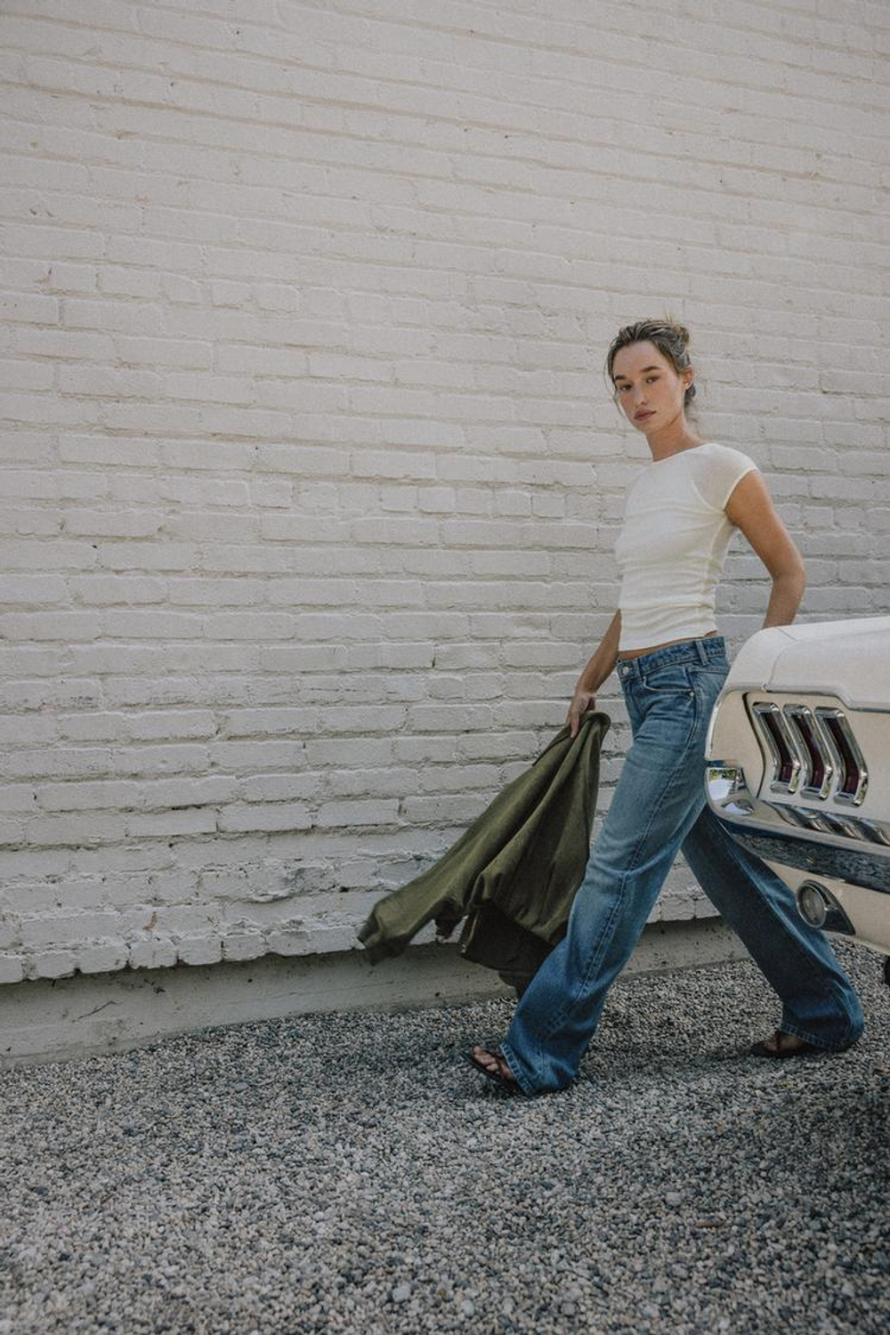 ZARA КОМБИНИРОВАННАЯ ФУТБОЛКА, ЭКРЮ/БЕЖЕВЫЙ