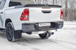 Фаркоп PT GROUP /съемный квадрат/ с нержавеющей накладкой для TOYOTA Hilux 2015-(паспорт и сертификат в комплекте)(без электрики) арт.THI-15-991124.00