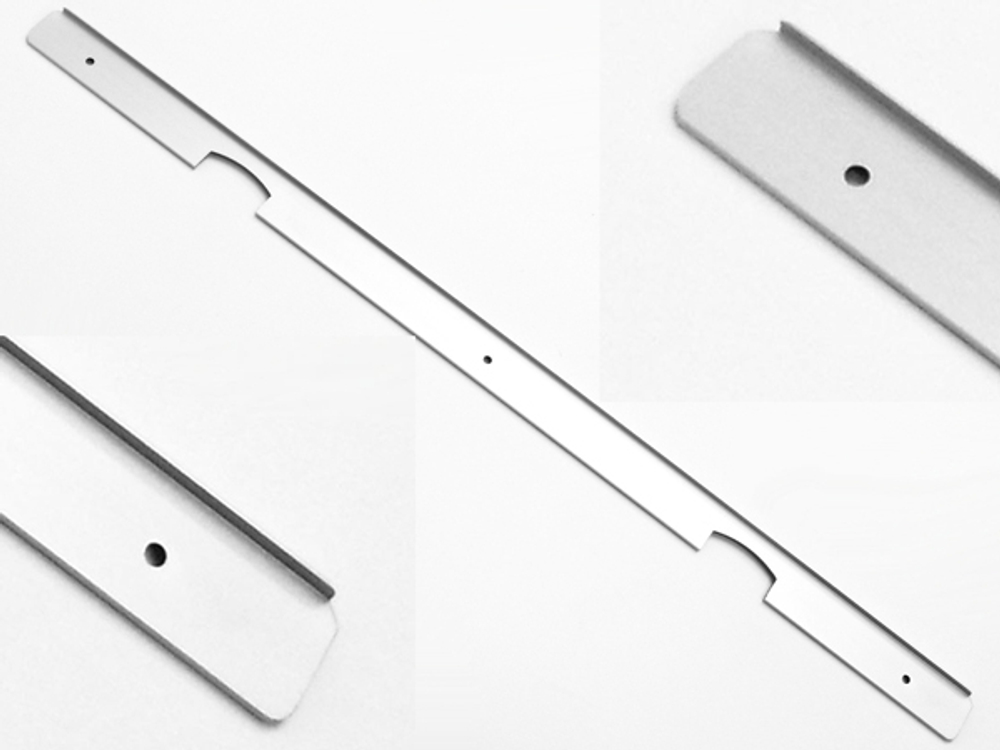 Планка для столешницы Союз R3 Угловая 28 мм матовый хром