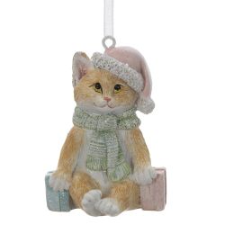 GAEM Фигурка декоративная подвесная "Котёнок", L4,5 W4,5 H7 см, 2в.